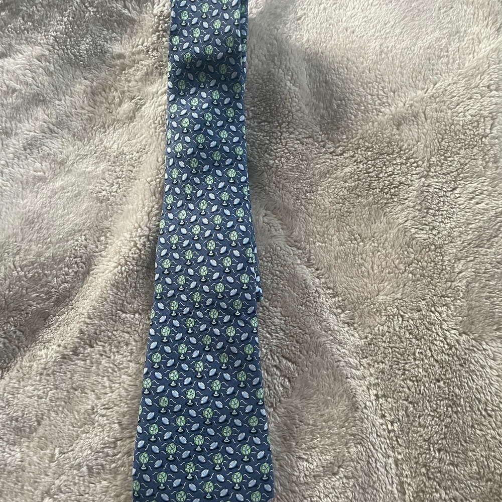 Blue Patterned Boy’s Vineyard Vines Tie